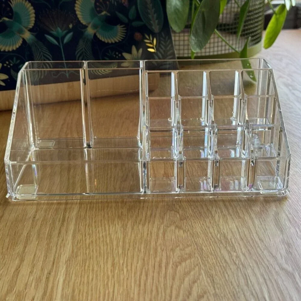 Acrylic Multi-Function Organizer - Beauty, Brushes, Office Supplies, Clear